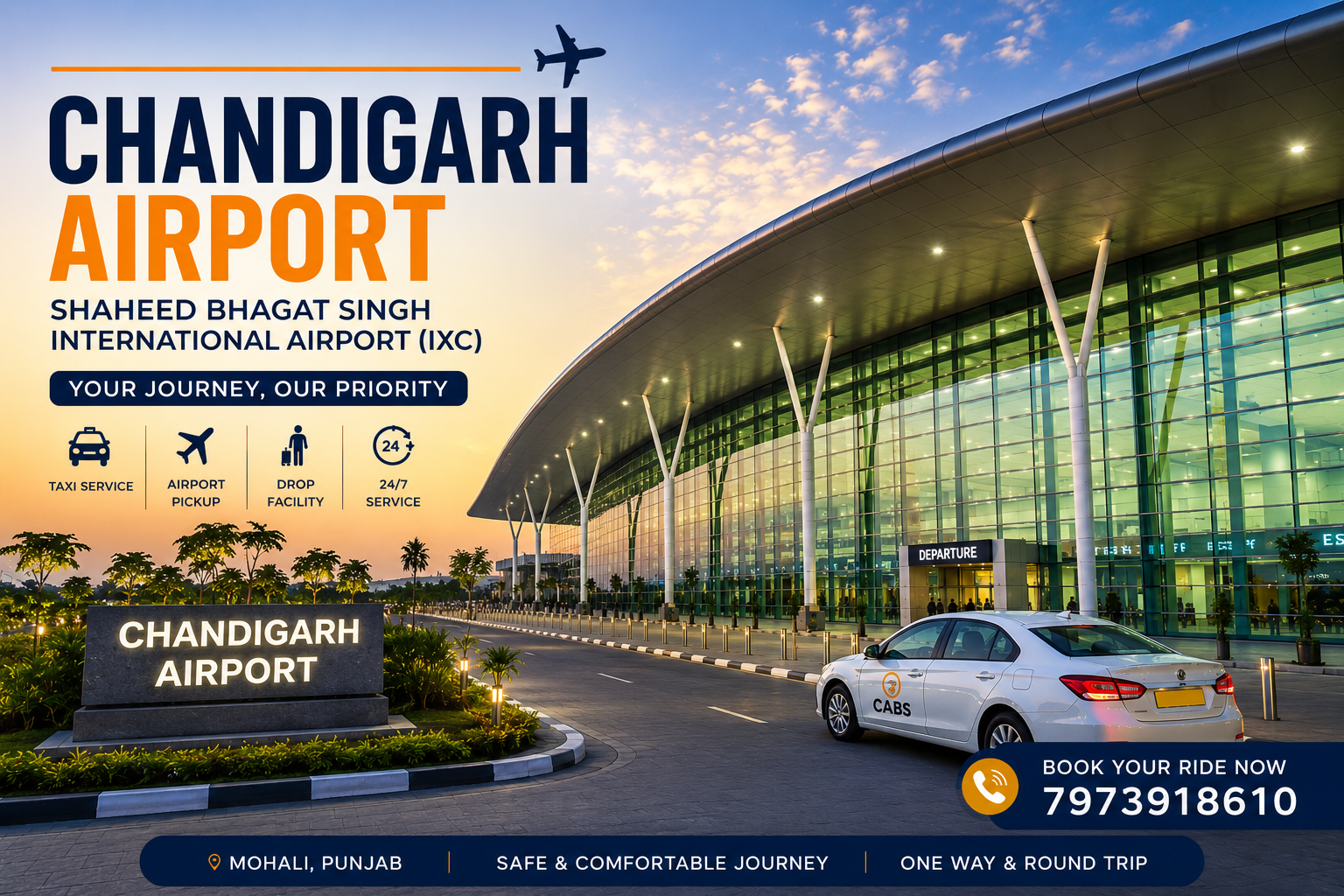 Chandigarh Airport Taxi Service